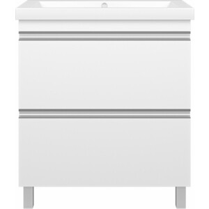 Тумба под раковину Misty Ингрид 75 белая (П-Инг-01075-012Я)