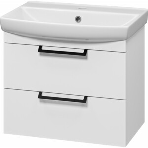 Тумба под раковину Misty Клермонт 60 подвесная, белая (Э-Кле01060-011П2Я)