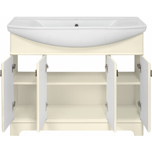 Тумба под раковину Misty Лувр 105 слоновая кость (П-Лвр01105-1014)