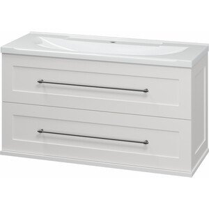 Тумба под раковину Misty Марта 100 подвесная, белая (П-Мрт09100-011Пр)