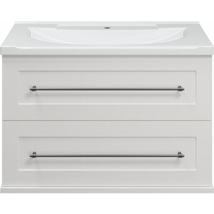 Тумба под раковину Misty Марта 80 подвесная, белая (П-Мрт09080-011Пр)