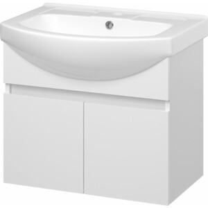 Тумба под раковину Misty Монро 65 подвесная, белая (Э-Мнр01065-011Пр)