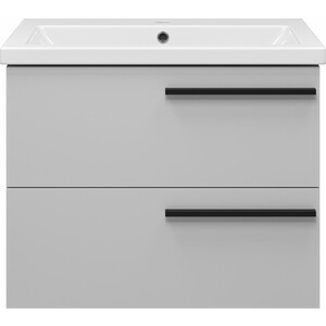 Тумба под раковину Misty Ненси 70 подвесная, серая (П-Нен-09070-502Я)