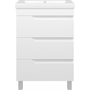 Тумба под раковину Misty Софт 60 белая (П-Соф-01060-0113Я)