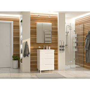 Тумба под раковину Misty Софт 60 белая (П-Соф-01060-0113Я)