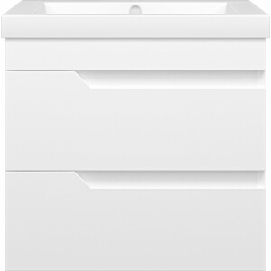 Тумба под раковину Misty Софт 60 подвесная, белая (П-Соф-01060-011П2Я)