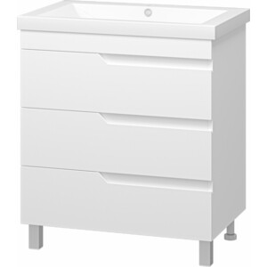 Тумба под раковину Misty Софт 75 белая (П-Соф-01075-0113Я)