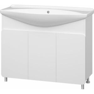 Тумба под раковину Misty Чегет 105 белая (П-Чег-01105-011)