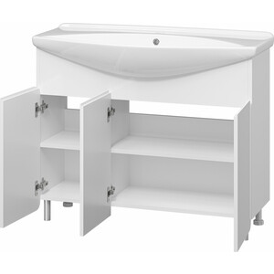 Тумба под раковину Misty Чегет 105 белая (П-Чег-01105-011)