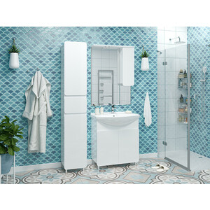 Тумба под раковину Misty Чегет 75 белая (П-Чег-01075-011)