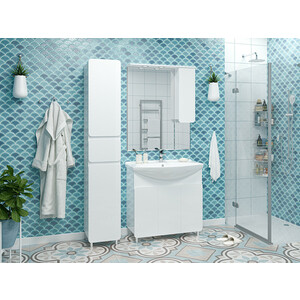 Тумба под раковину Misty Чегет 85 белая (П-Чег-01085-011)