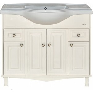 Тумба под раковину Misty Шармель 105 бежевая (Л-Шрм01105-5812Я)