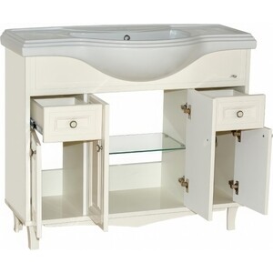 Тумба под раковину Misty Шармель 105 бежевая (Л-Шрм01105-5812Я)