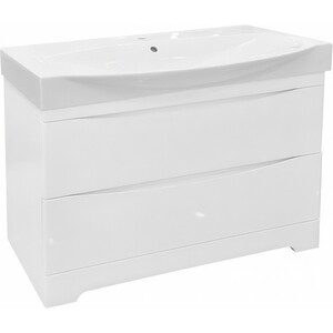 Тумба под раковину Misty Элвис 105 белая (П-Элв01105-0112Я)