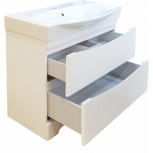 Тумба под раковину Misty Элвис 105 белая (П-Элв01105-0112Я)