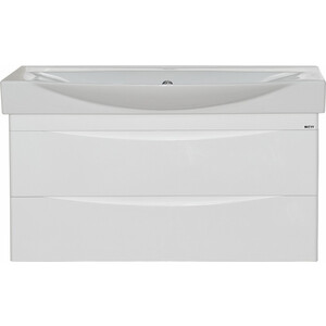 Тумба под раковину Misty Элвис 105 подвесная, белая (П-Элв01105-0112ЯПо)