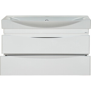 Тумба под раковину Misty Элвис 105 подвесная, белая (П-Элв01105-0112ЯПо)