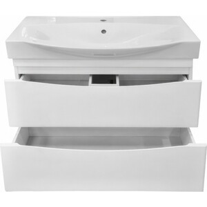 Тумба под раковину Misty Элвис 85 белая (П-Элв01085-0112Я)