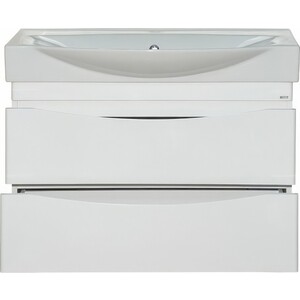 Тумба под раковину Misty Элвис 85 подвесная, белая (П-Элв01085-0112ЯПо)