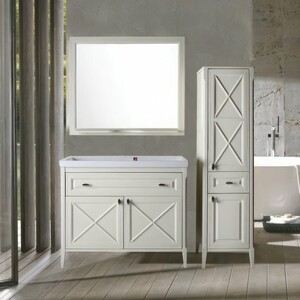 Тумба под раковину ASB-woodline Монте 100 благородный бежевый (10792)