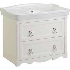 Тумба под раковину ASB-woodline Верано 85 подвесная, благородный бежевый (11992)