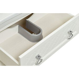 Тумба под раковину ASB-woodline Верано 85 подвесная, благородный бежевый (11992)