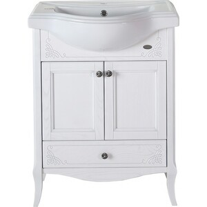 Тумба под раковину ASB-woodline Салерно 65 белая (9695)