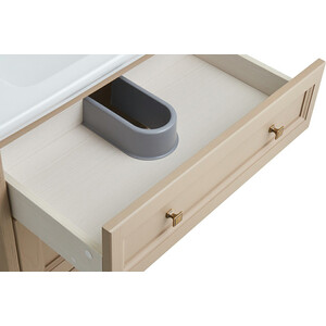 Тумба под раковину ASB-woodline Толедо 85 подвесная, капучино (11212)