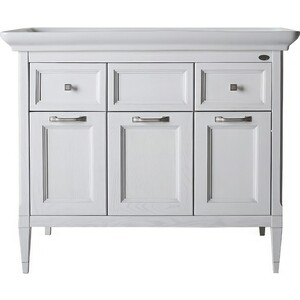 Тумба под раковину ASB-woodline Гранда 105 белая (11486)