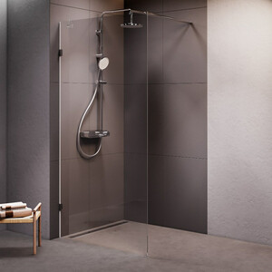 Душевая перегородка AmPm X-Joy 100х195 прозрачная хром W94WI-100-F1-MTE 14990₽