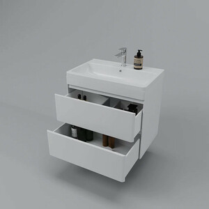 Тумба под раковину Style line Атлантика 70 подвесная, белая (СС-00002339 )