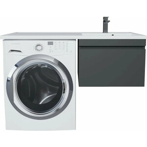 Тумба под раковину Uperwood Magenta 45 (110) с ящиком, черная (5930205164)