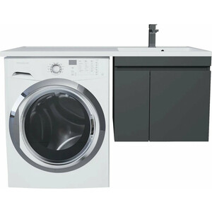 Тумба под раковину Uperwood Magenta 55 (120) с дверцами, черная (5930205152)