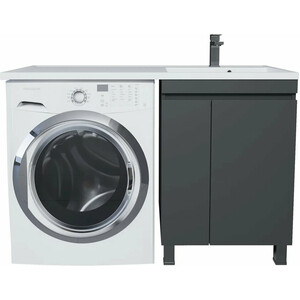 Тумба под раковину Uperwood Magenta 55 (120) напольная, черная (5930205158)