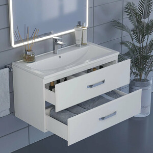 Тумба под раковину Uperwood Foster 90 белая (291020513)