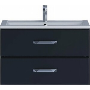 Тумба под раковину Uperwood Foster 80 черная (291020517)