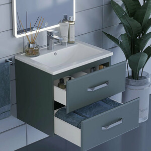 Тумба под раковину Uperwood Foster 60 серый графит (291020520)