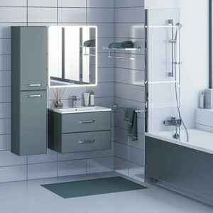 Тумба с раковиной Uperwood Foster 70 серый графит (291020521, 291020341)