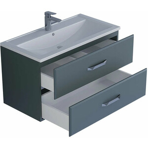 Тумба под раковину Uperwood Foster 90 серый графит (291020523)