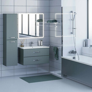 Тумба под раковину Uperwood Foster 90 серый графит (291020523)