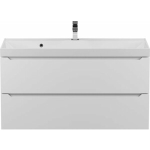 Тумба под раковину Uperwood Tanos 100 подвесная, белая матовая (291020246)