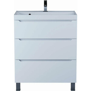 Тумба под раковину Uperwood Tanos 70 напольная, 3 ящика, белая матовая (291020330)