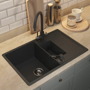 Кухонная мойка Uperwood Quartz Premium UPD-05-04 черная