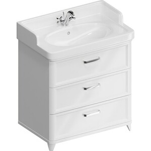 Тумба под раковину Kerama Marazzi Pompei 80 белая (PO.N.80.3\WHT)