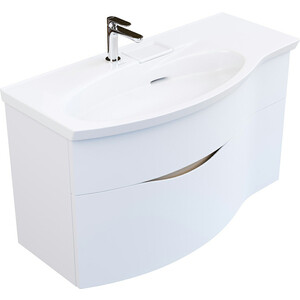 Тумба под раковину Kerama Marazzi Riva 100 левая, белая (RV.100Lh\WHT.M)