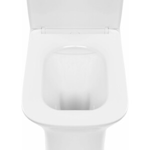 Унитаз-моноблок безободковый Royce Viva с сиденьем микролифт (RCT-151406WH)