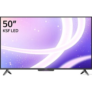 LED Телевизор Яндекс ТВ Станция Бейсик с Алисой на YaGPT 50"
