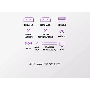 фото Телевизор qled haier 43 smart tv s2 pro