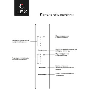 Холодильник Lex LCD432WID