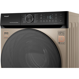 Стиральная машина Weissgauff WM 59411 Direct Drive Inverter Steam Champagne